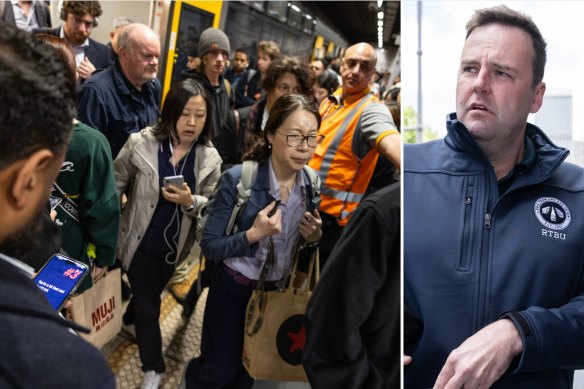 RTBU NSW secretary Toby Warnes says the union had not advised workers to call in sick or avoid coming to work.