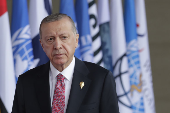 Turkish President Recep Tayyip Erdogan during the G20 Summit successful  Bali.