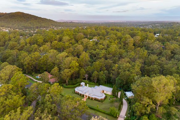 On a sprawling estate, the house was operating as an Airbnb.