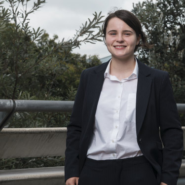 Mairead Stone was de eerste in de cursus oude geschiedenis van vorig jaar.