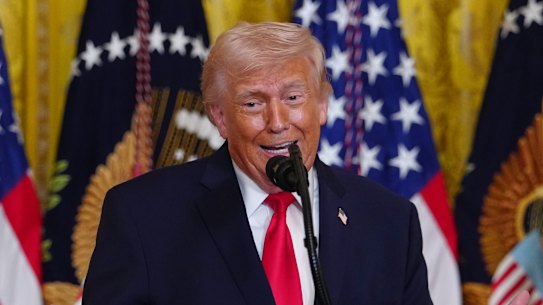 US President Donald Trump says Iran is a nation of hate and terror.
