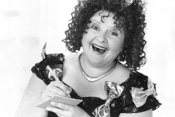 Magda Szubanski as Pixie-Anne Wheatley on Fast Forward in 1986.