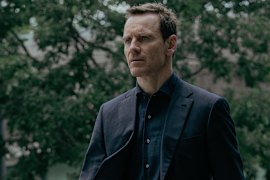 Michael Fassbender as Martian in The Agency, a spy show that gently forces us to consider America&rsquo;s waning global influence.