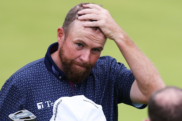 Shane Lowry found himself in a spot of bother during the second round.