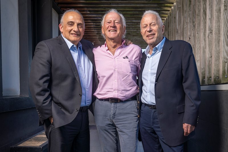 National Retail Group’s foundation was managing properties Chemist Warehouse co-founders Mario Verrocchi and Sam Gance, pictured with fellow co-founder Jack Gance, owned and leased to their pharmacy chain.