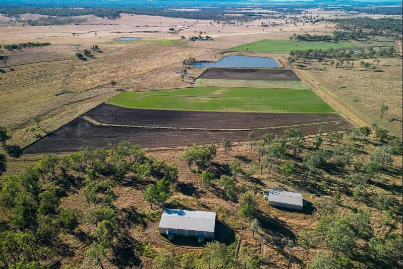 The Mount Walker West property is spread across eight titles and includes four large dams.