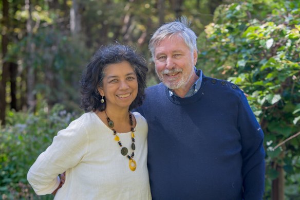 Dr Bessel van der Kolk with wife and somatic body worker Licia Sky.