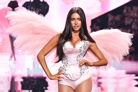 Madison Beer walks the runway during the Victoria’s Secret Fashion Show in October.