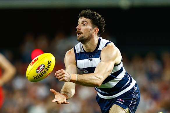 O’Connor in action for the Cats against the Suns in opening round.
