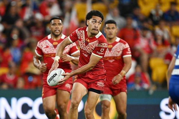 Lehi Hopoate has received online abuse following his pre-game collision with Eli Katoa.