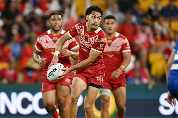 Lehi Hopoate has received online abuse following his pre-game collision with Eli Katoa.