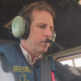 Le pilote d'hélicoptère de Sydney News, Andrew Millett, a repéré le panache de fumée et a été le premier sur les lieux.