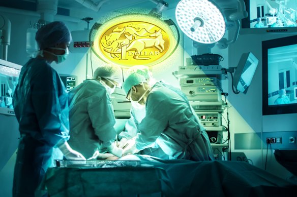 About 70 per cent of elective surgeries in Australia are carried out by private hospitals that are struggling to remain viable.