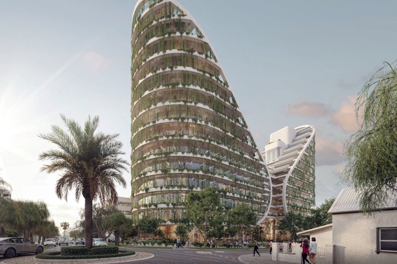 A concept design for Hancock Prospecting’s $250 million office precinct in West Perth.
