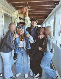 Madison Mogen (top), and her friends (lower left to right) Kaylee Goncalves, Ethan Chapin and Xana Kernodle were brutally killed in the early hours of November 13, 2022.