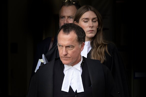 Colin Mandy, SC, led Erin Patterson’s defence team.