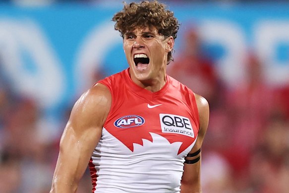Charlie Curnow is loving his start to life as a Sydney Swan.