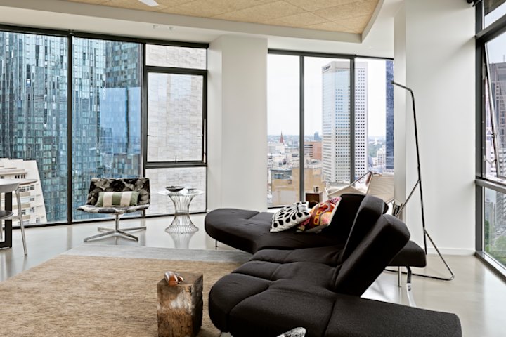 Republic Tower and its apartments were the brainchild of well-known firm Fender Katsalidis (now known as FK).