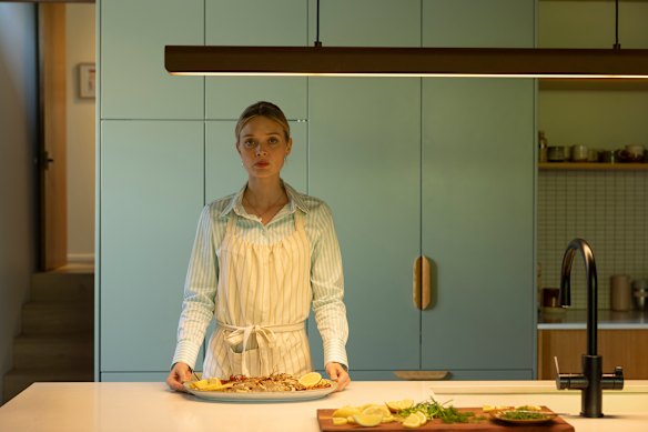 Bella Heathcote’s Ange is the unofficial guardian angel/tyrant of Pleasant Court.