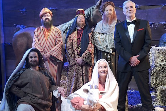 On the Mad as Hell Pagan Holiday Special (Whelan Browne is at bottom right).