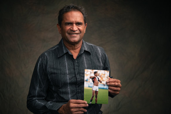 Nicky Winmar has spoken out against racism.