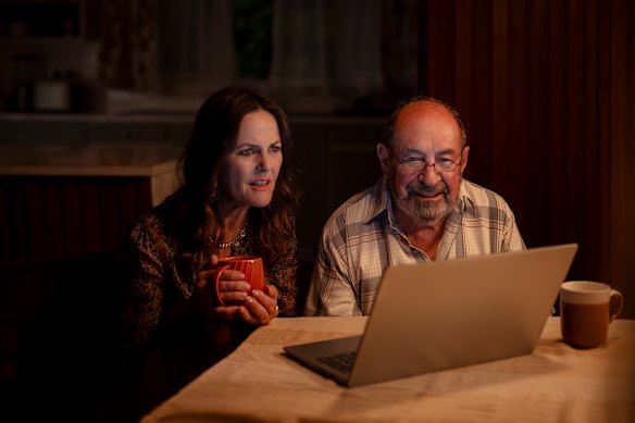 Mel (Gia Carides) and Bill (Roy Billing) are a terrific double-act in season two of Austin. 