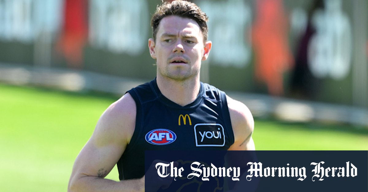 Lions star trains well, strengthens push for grand recall against Geelong