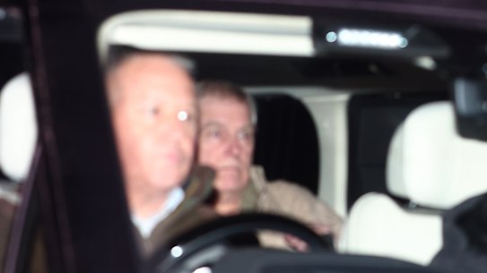 Andrew Mountbatten-Windsor returns to Sandringham after leaving police custody.