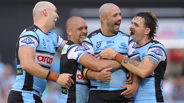 Braydon Trindall was at the centre of everything for Cronulla.