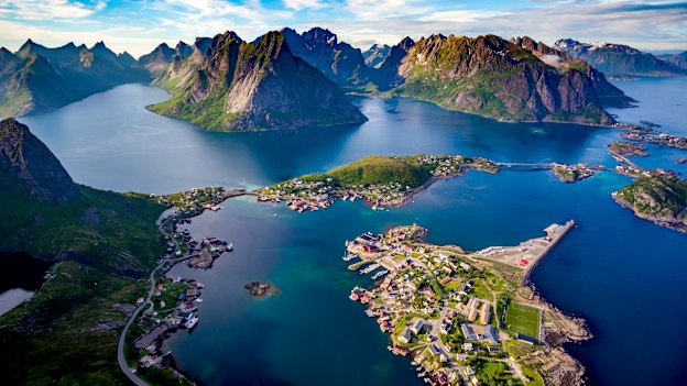 Norway’s Lofoten Islands are a picturesque archipelago.