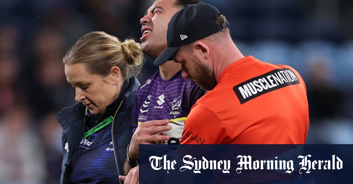 Melbourne Storm star Jahrome Hughes is back just three weeks after breaking his arm