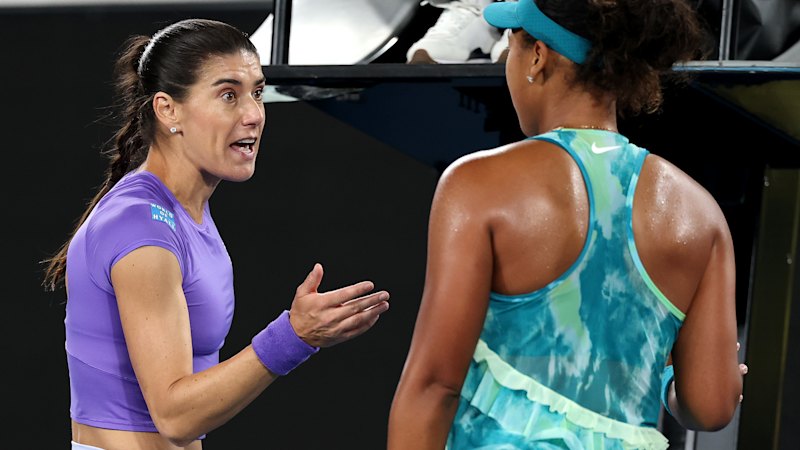 Naomi Osaka and Sorana Cirstea in heated exchange after second round match