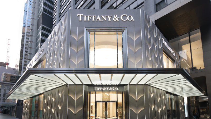 Tiffany & Co’s flagship store at 175 Pitt Street.