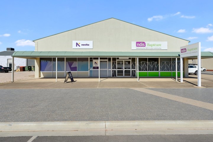 Mr Ramkrishnani paid $1.63 million for this office and shed in Kadina leased to an NDIS service provider.