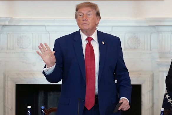 Trump says the US is currently “low-keying it” with Iran, with economic pressure mounting. 