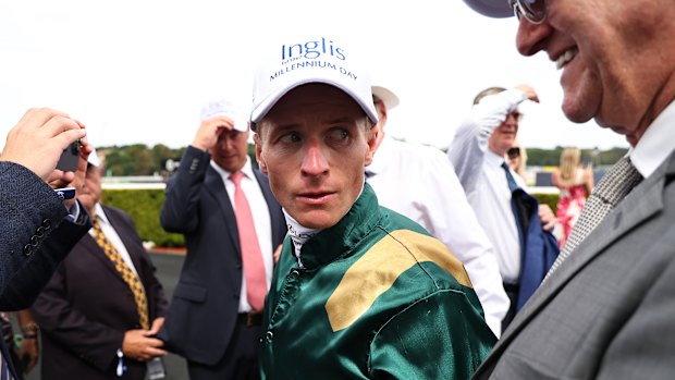  James McDonald at Randwick on Saturday.