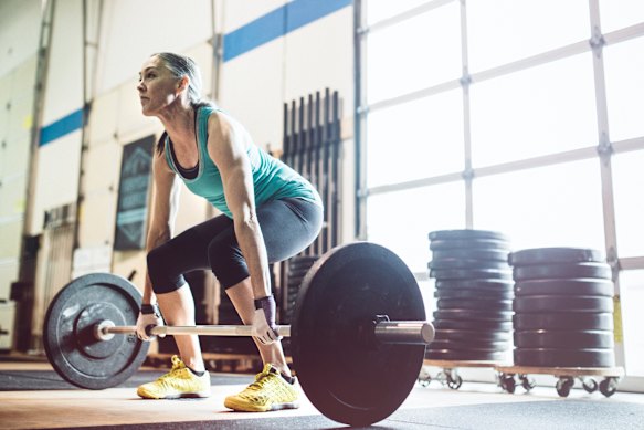 Weight training is one of the best ways to combat the weight gain that often accompanies ageing.