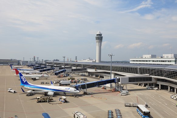 Espace pour se déplacer à l'aéroport international de Chubu Centroir à Nagoya, le 