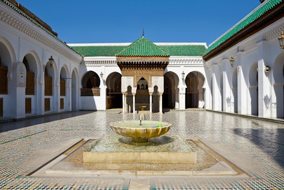 Al Karaouine University in Fes was founded in 859AD.