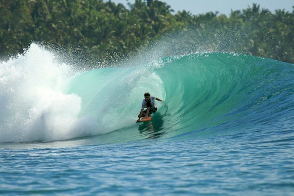 The tropical Mentawai Islands have long been favoured by wave-chasing surfers, and for good reason.