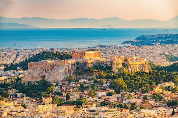 Athens is packed with magnificent monuments such as the Acropolis.
