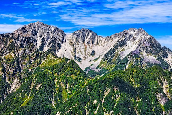 Japan’s spectacular Hotaka mountain range.