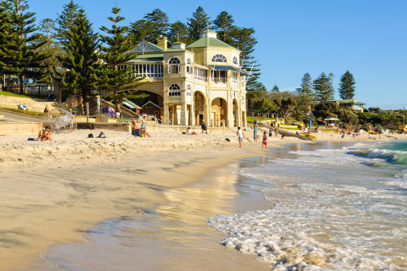 Cottesloe Beach could be the perfect location for CHristmas Day, with a maximum temperature of 39C expected.