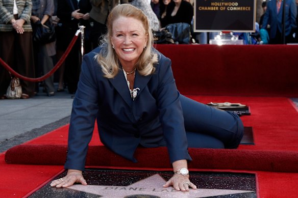 Diane Ladd in 2010, when she was awarded a star on Hollywood’s Walk of Fame.