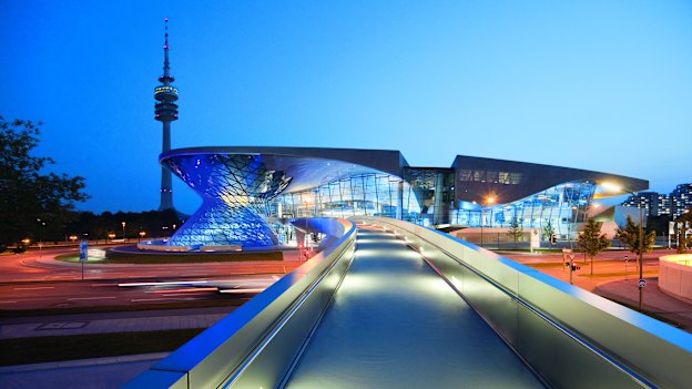 Into the future… BMW World is free to enter.