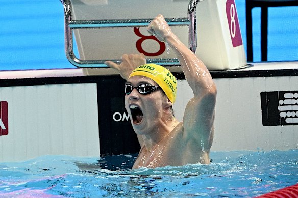 Harrison Turner was ecstatic with his “dirty gold”. 