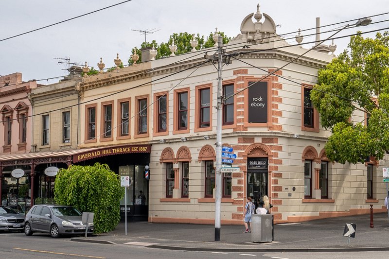 The last of 14 shops in the Emerald Hill Terraces group, in South Melbourne, sold for $7.33 million.