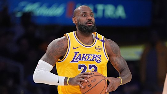 Los Angeles Lakers superstar, and one of the greatest players of all-time, LeBron James.