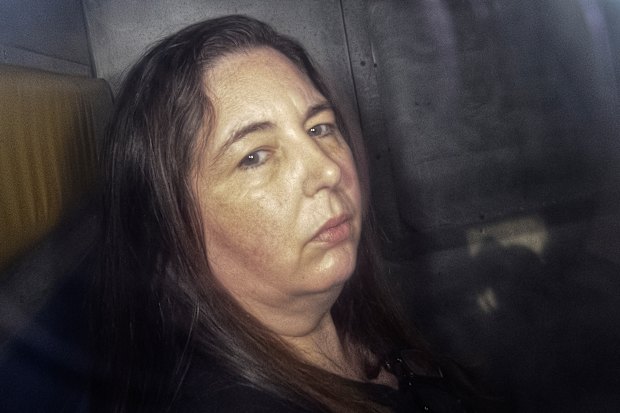 Erin Patterson arrives at court in Morwell in May.