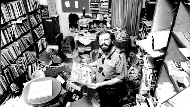 At his Baulkham Hills home in 1985.